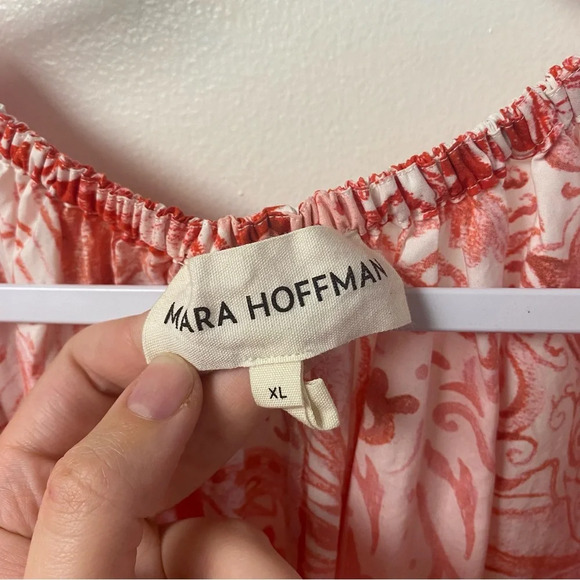 Mara Hoffman Fila Wrap Dress 100% Organic Cotton Size XL - Picture 3 of 6